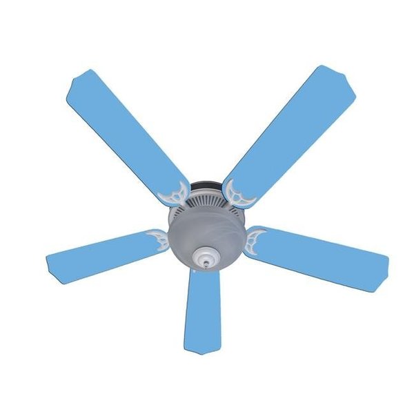 Emblem 52 in. New Kids Room Decor Ceiling Fan; Blue EM983726